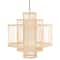 Hello Honey® 19.5" Boho Tiered Bamboo Chandelier